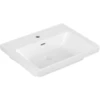 Image de V&B Meuble-lavabo Subway 3.0 60x47cm, angle, avec 1 tiroir/avec siphon, blanc brillant C+
