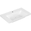 Image de V&B Subway 3.0 Meuble-lavabo 80x47 cm, angle, 1 trou robinet/débordement, blanc