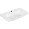 Image de V&B Meuble-lavabo Subway 3.0 80x47cm, angle, avec 1 tiroir/1 porte, blanc brillant C+