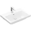 Image de V&B Schrankwaschtisch SUBWAY 3.0 650x470mm mit ÜL mit HL we 1 pièces