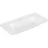Image de V&B Subway 3.0 meuble vasque 100x47 cm, angle, avec 1 robinet/lavabo, blanc