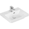 Image de V&B Lavabo Subway 3.0 50x40cm, carré, avec trop-plein, blanc C-plus