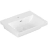Image de V&B Subway 3.0 Lavabo 55x44 cm, carré, avec 1 trou robinet/avec trop-plein, blanc