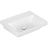 Image de V&B Subway 3.0 Lavabo 55x44 cm, carré, sans trop-plein, blanc C-plus