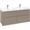 Image de V&B Meuble sous lavabo Subway 3.0 127,2x56,6x47,8cm, sans LED/Gr monochr, Taupe