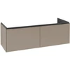 Image de V&B Meuble sous lavabo Subway 3.0 127,2x42,9x47,8 cm, avec LE/Gr bleu volcan, Taupe