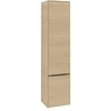 Image de V&B Armoire haute Subway 3.0 40x171x36,2cm, porte droite/grise avant bleue, Nord Oa