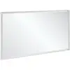 Image de V&B Miroir Subway 3.0 cadre alu, 140x75x4,75cm, blanc mat
