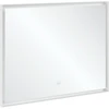 Image de V&B Miroir Subway 3.0 Cadre alu, 100x75x4,75 cm, blanc mat