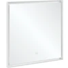 Image de V&B Subway 3.0 Miroir cadre aluminium, 80x75x4,75 cm, blanc mat