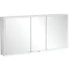 Image de V&B Armoire miroir encastrée MY VIEW NOW 160x75x16,8cm, LED, 3 portes, avec capteur