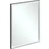 Image de V&B Miroir Subway 3.0 Cadre alu, 60x75x4,75cm, noir mat/we ma