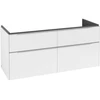 Image de V&B Meuble sous lavabo Subway 3.0 127,2x56,6x47,8cm, blanc brillant