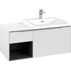 Image de V&B Meuble sous lavabo Beck. re Subway 3.0 100,1x42,25x51,6cm, o LE/Gr AL gl, P bl.
