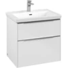 Image de V&B Meuble sous-lavabo Subway 3.0 62,2x57,6x47,8cm, sans LE/Gr AL g, Bri blanc