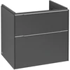 Image de V&B Meuble sous lavabo Subway 3.0 62,2x57,6x47,8cm, alu brillant, graph.