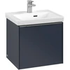 Image de V&B Subway 3.0 Meuble sous lavabo 47,3x42,9x40,8 cm, o LE/Gr AL brillant, Mar bleu