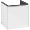 Image de V&B Subway 3.0 Meuble sous-lavabo 42,3x42,9x37,8 cm, porte coulissante/grise AL, blanc brillant