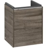 Image de V&B Subway 3.0 Meuble sous-lavabo 35,1x42,9x30,9cm, gauche/gris AL brillant, st. Oa
