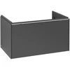 Image de V&B Subway 3.0 Meuble sous lavabo 77,2x42,9x47,8 cm, avec LE/Gr alu brillant, graphite