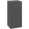 Image de V&B Armoire latérale Subway 3.0 40x86x36,2cm, porte L/G monochrome, graphite