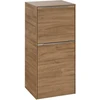 Image de V&B Armoire latérale Subway 3.0 40x86x36,2cm, Porte R/Poignée alu brillant, Kan Oa