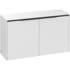Image de V&B Buffet Subway 3.0 72,8x42,3x25,6cm, gris volcanique bleu, pieds blancs