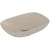 Image de Vasque Rectangle à Poser VILLEROY ET BOCH Loop and Friends Non meulé 62 x 42 Almond CeramicPlus sans trop Plein