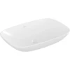 Image de V&B V&B Lavabo à poser Loop & Friends 62x42 cm, sans trop-plein, blanc C-plus, rectangulaire