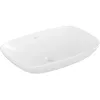 Image de Vasque 62 x 42 Rectangle à Poser VILLEROY ET BOCH Loop & Friends Non meulé Stone White sans trop Plein