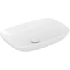 Image de V&B V&B Lavabo à poser Loop & Friends 62x42 cm, sans trop-plein, blanc brillant C-plus, rectangulaire