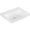 Image de V&B Meuble-lavabo Subway 3.0 60x47cm, chêne clair, US gs, sans robinetterie, blanc C+