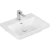 Image de V&B Meuble-lavabo Subway 3.0 60x47 cm, chêne, US gs, avec 1 tiroir/avec plan, blanc