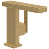 Image de V&B Robinet mitigeur lavabo Mettlach à levier unique, régulateur réglable, or brossé