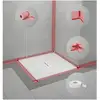 Image de V&B Sopro système d'étanchéité pour tous modèles de receveurs de douche, pour installation