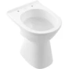 Image de V&B WC sur pied, cuvette à chasse profonde VICARE 35,5x48cm, D-Flush, évac. horiz., blanc