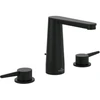 Image de V&B Robinet lavabo 3 trous Conum avec garniture de vidage, noir mat