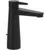Image de Mitigeur lavabo VILLEROY ET BOCH Conum ouverture dessus avec tirette Chrome Matt Black