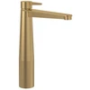Image de V&B Mitigeur lavabo monocommande Conum relevé, avec vidage push-open, or brossé