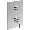 Image de Mitigeur thermostatique encastré 2 voies VILLEROY ET BOCH Conum Chrome
