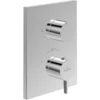 Image de V&B Conum Kit de montage complet Thermostat encastré 2 voies, chrome