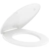 Image de V&B Abattant WC Newo blanc, 36,3x44,5 cm, ovale, charnières à ES