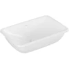 Image de V&B V&B Lavabo sous plan Loop & Friends sans trou robinet, sans trop-plein, 54x34cm, blanc