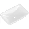 Image de Vasque 67,5 x 45 Rectangle à Poser VILLEROY ET BOCH Loop & Friends TitanCeram Blanche sans trop Plein