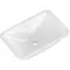 Image de V&B V&B Lavabo sous plan Loop & Friends sans trou robinet, avec trop-plein, 51x34 cm, blanc