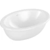 Image de V&B V&B Lavabo sous plan Loop & Friends ovale, sans trou robinet, sans trop-plein, 48,5x32,5 cm, blanc