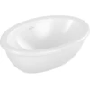 Image de V&B V&B Lavabo sous meuble Loop & Friends ov., sans trou robinet, avec trop-plein, 43x28,5 cm, blanc