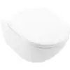 Image de V&B Combi-Pack WC suspendu à chasse profonde TwFl Artis we C+, oval, horizontal, avec siège WC