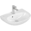 Image de V&B O.Novo lavabo à main 50x38 cm, ovale, robinetterie avec trop-plein, blanc