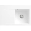 Image de V&B Évier Subway Style 45 D, avec garniture vidage, mitigeur, acier blanc C-plus
